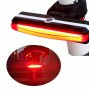 Купить Комплект из переднего и заднего велосипедных LED-фонарей с USB зарядкой и креплением на руль